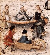 CRANACH, Lucas the Elder The Fountain of Youth (detail) sd oil on canvas